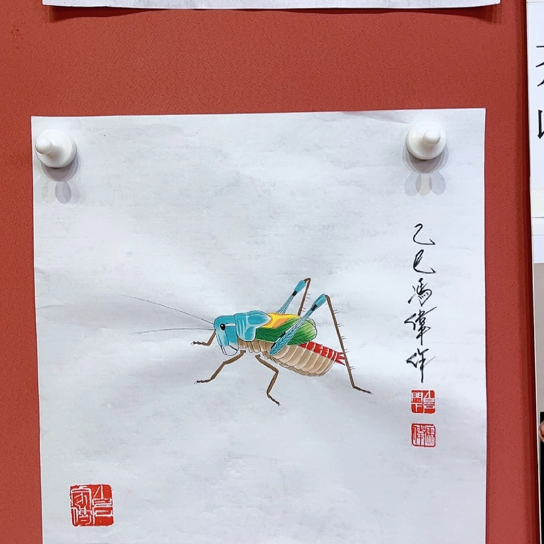 国画冯伟老师国画作品朵