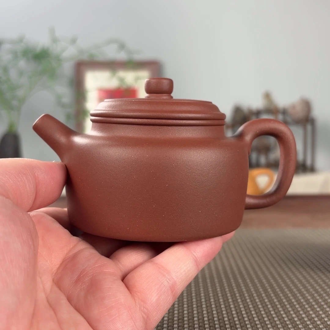 浩***蓝茶壶紫砂微瑕黄龙山原矿紫砂壶