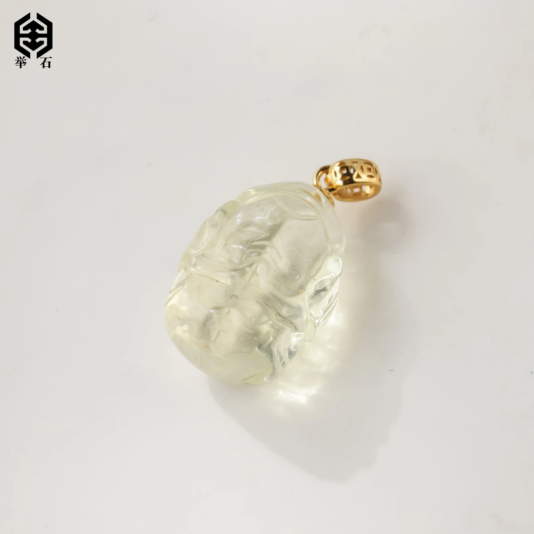 【举石饰品】X02-1332-57水晶吊坠（一件/多样性发/）M