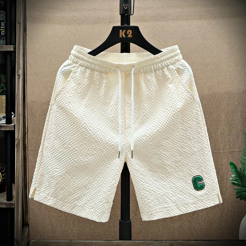 短裤直筒夏季2025新款潮牌五分裤子男款大码薄款宽松外穿休闲中裤