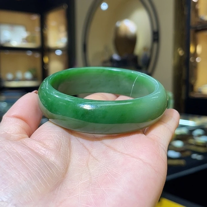 和田玉手镯未镶嵌58#69.50g