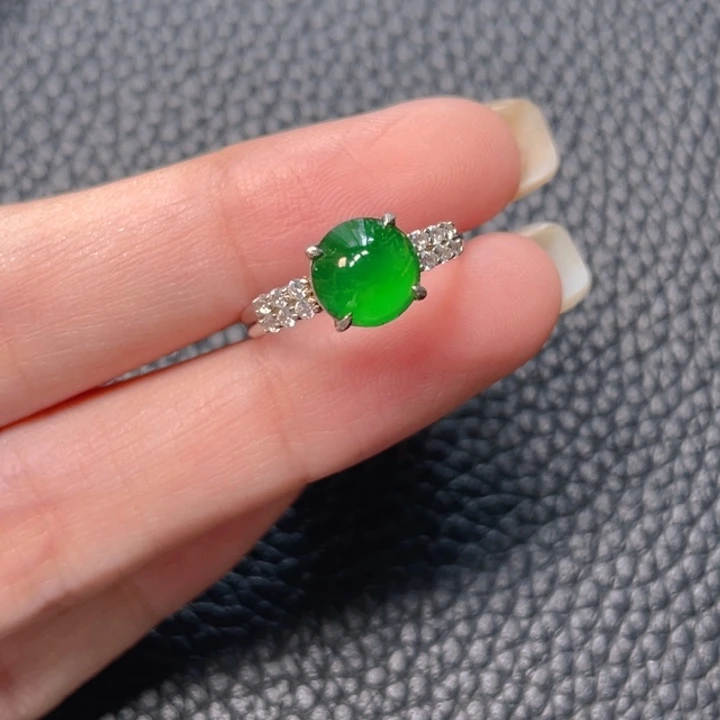 翡翠银S925镶嵌吊坠(不含链)