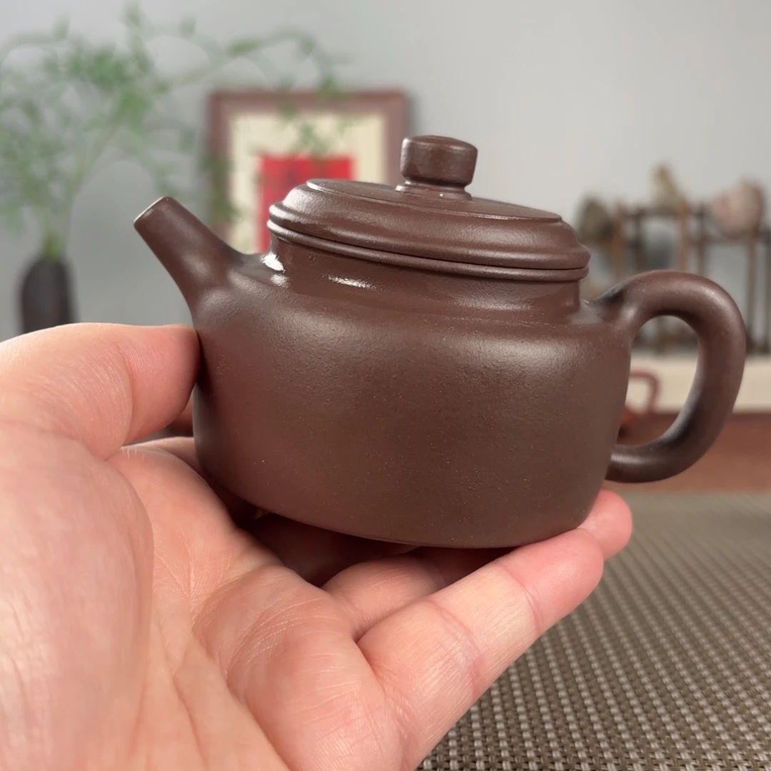 紫砂茶壶微瑕黄龙山原矿紫砂壶200