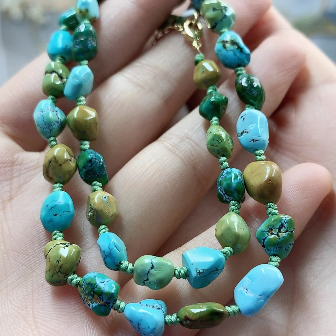 未镶嵌绿松石珠宝奇石