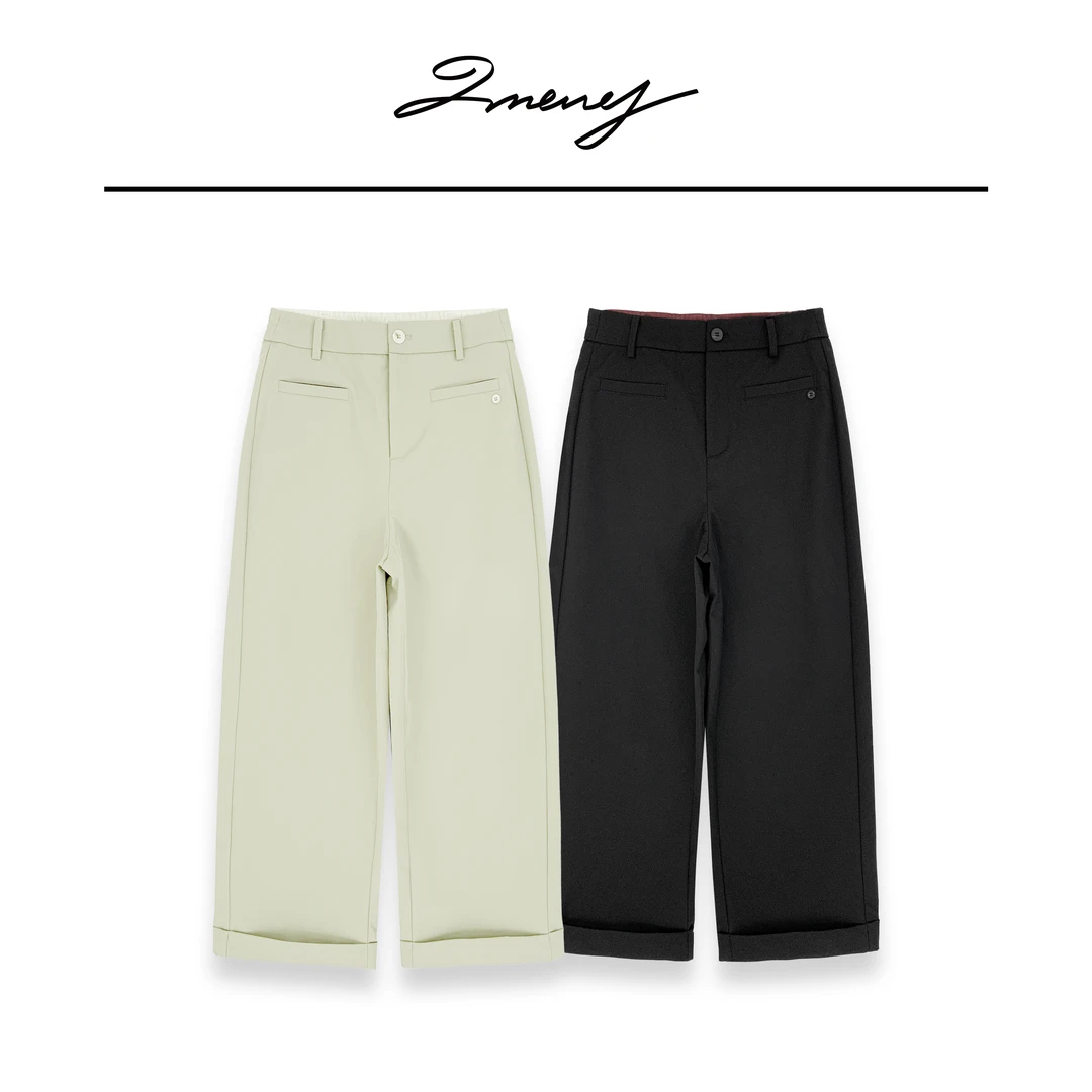LMENY九分轻氧裤~夏季冰爽易打理舒适显瘦休闲裤25AK025