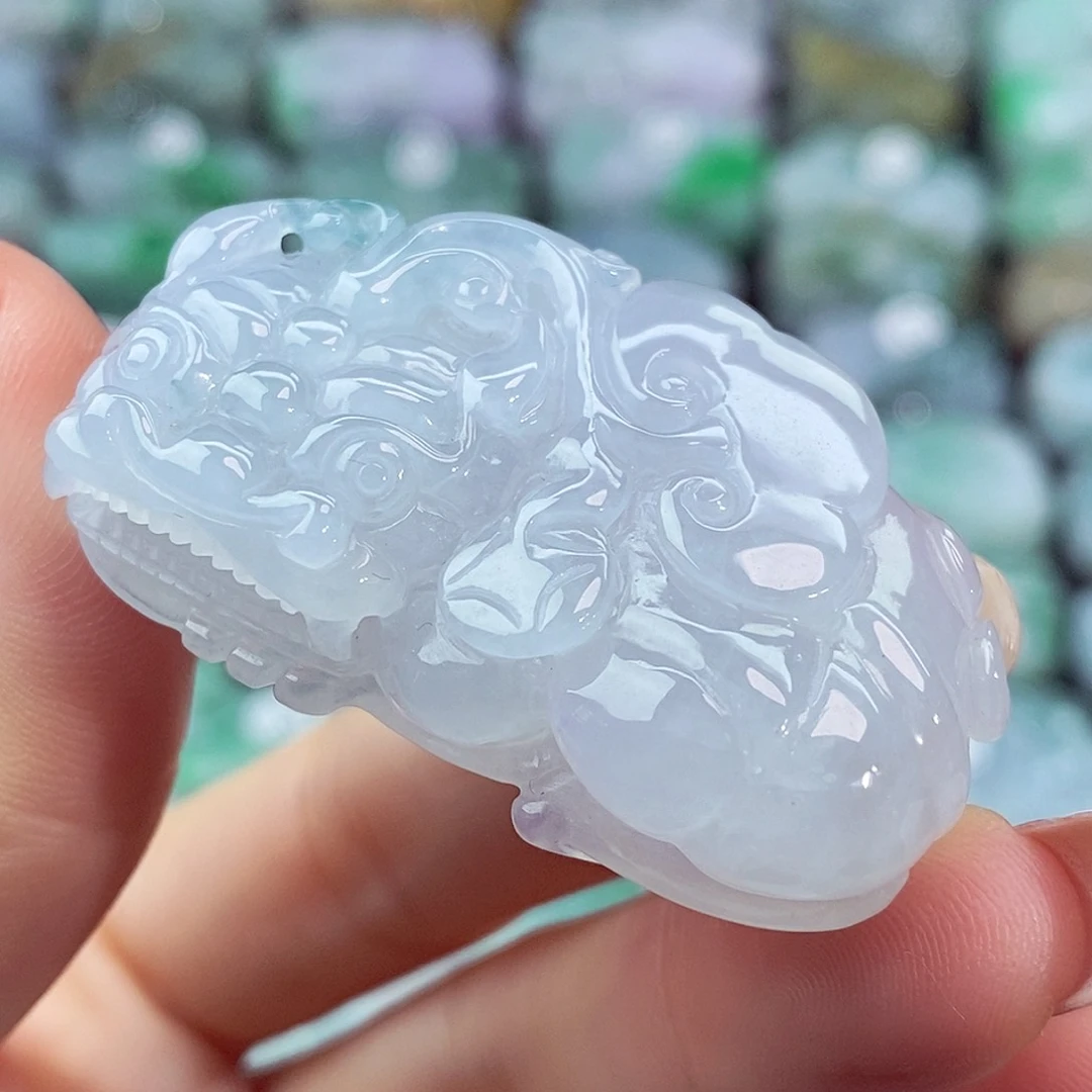 颈饰未镶嵌翡翠天然