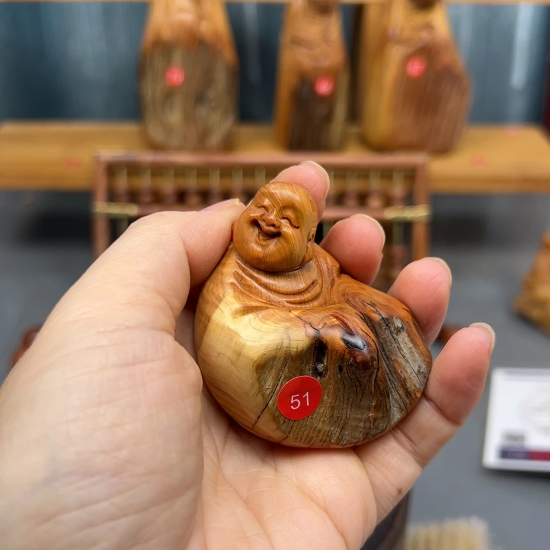 ꧁***阳木崖柏木摆件手把件