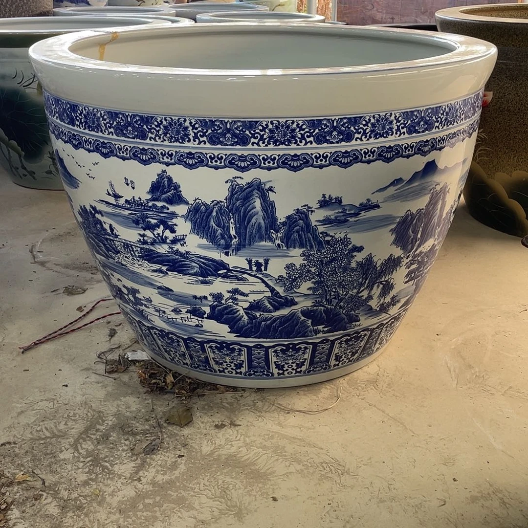 @***明缸一米高度70瓷器尺寸