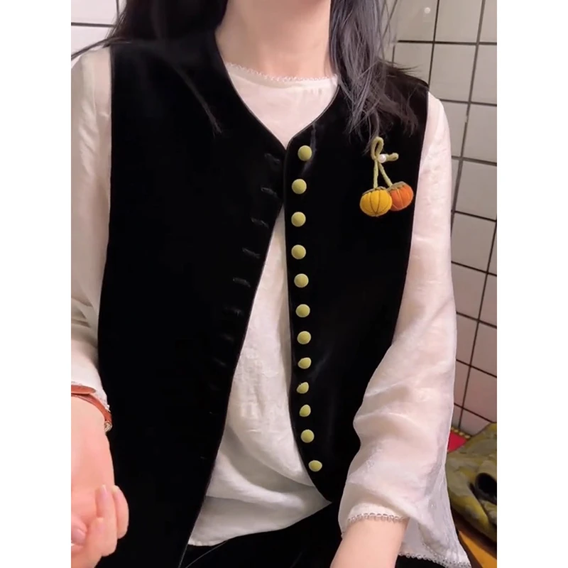 秋季马甲背心女2025新款高级感洋气减龄小香风无袖坎肩短外套上衣
