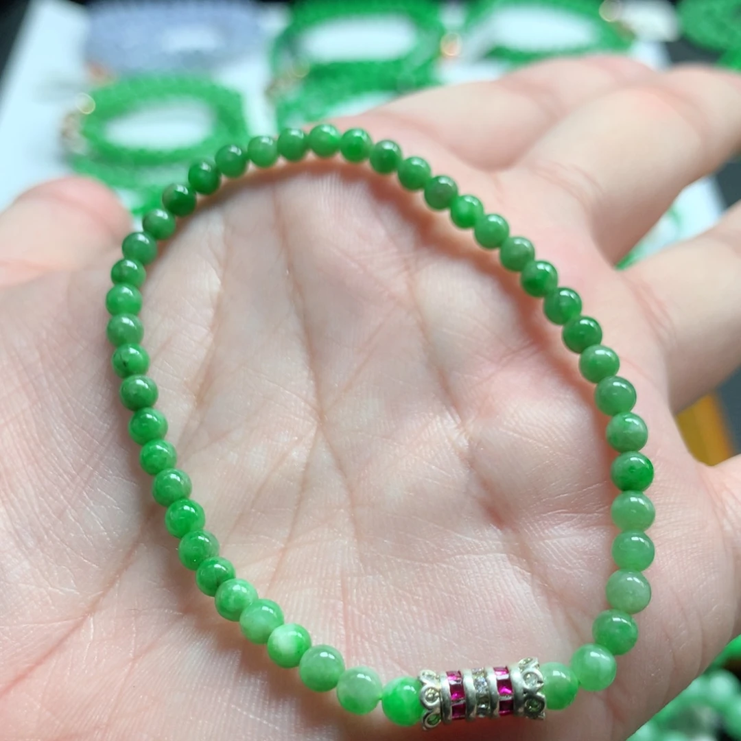翡翠未镶嵌手链翡翠
