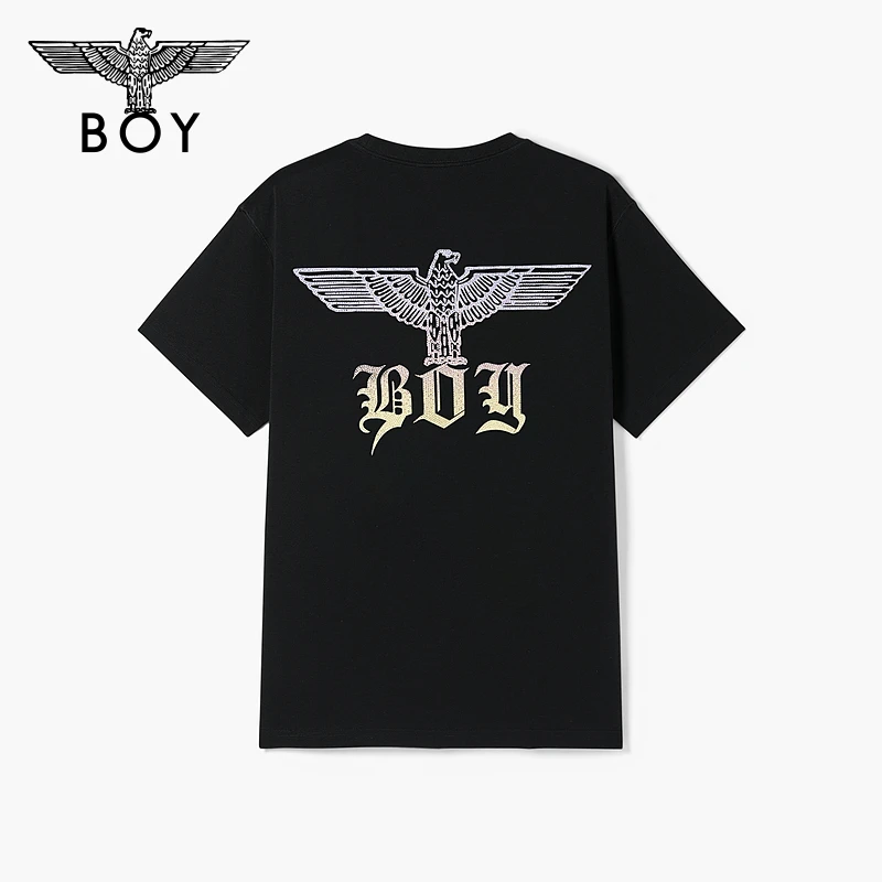 BOY LONDON中性款时尚潮流百搭通勤针织短袖T恤N01026