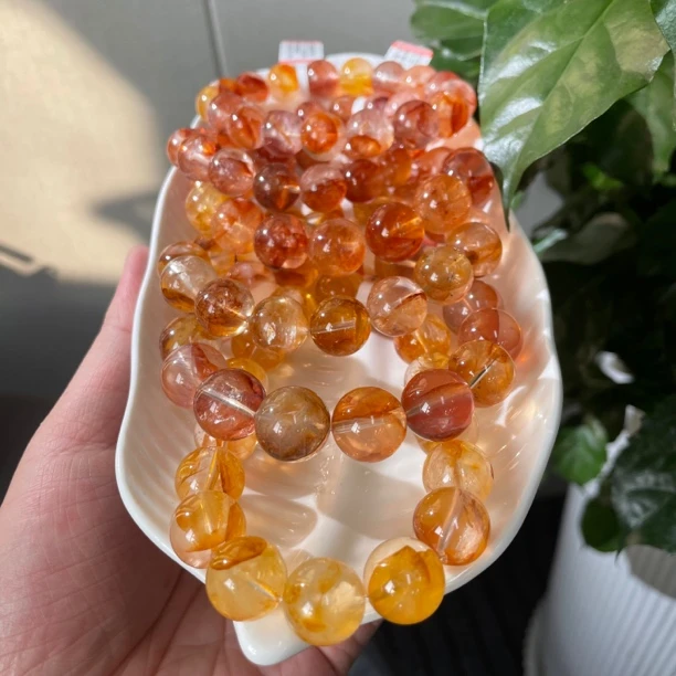 JH025天然锦鲤胶花手串单圈/多样性发其一