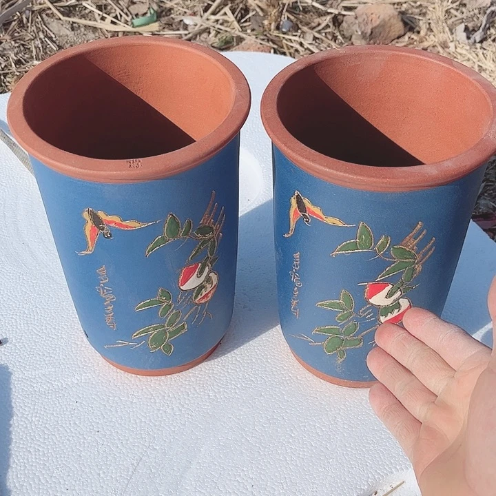 紫砂宜兴紫砂花盆