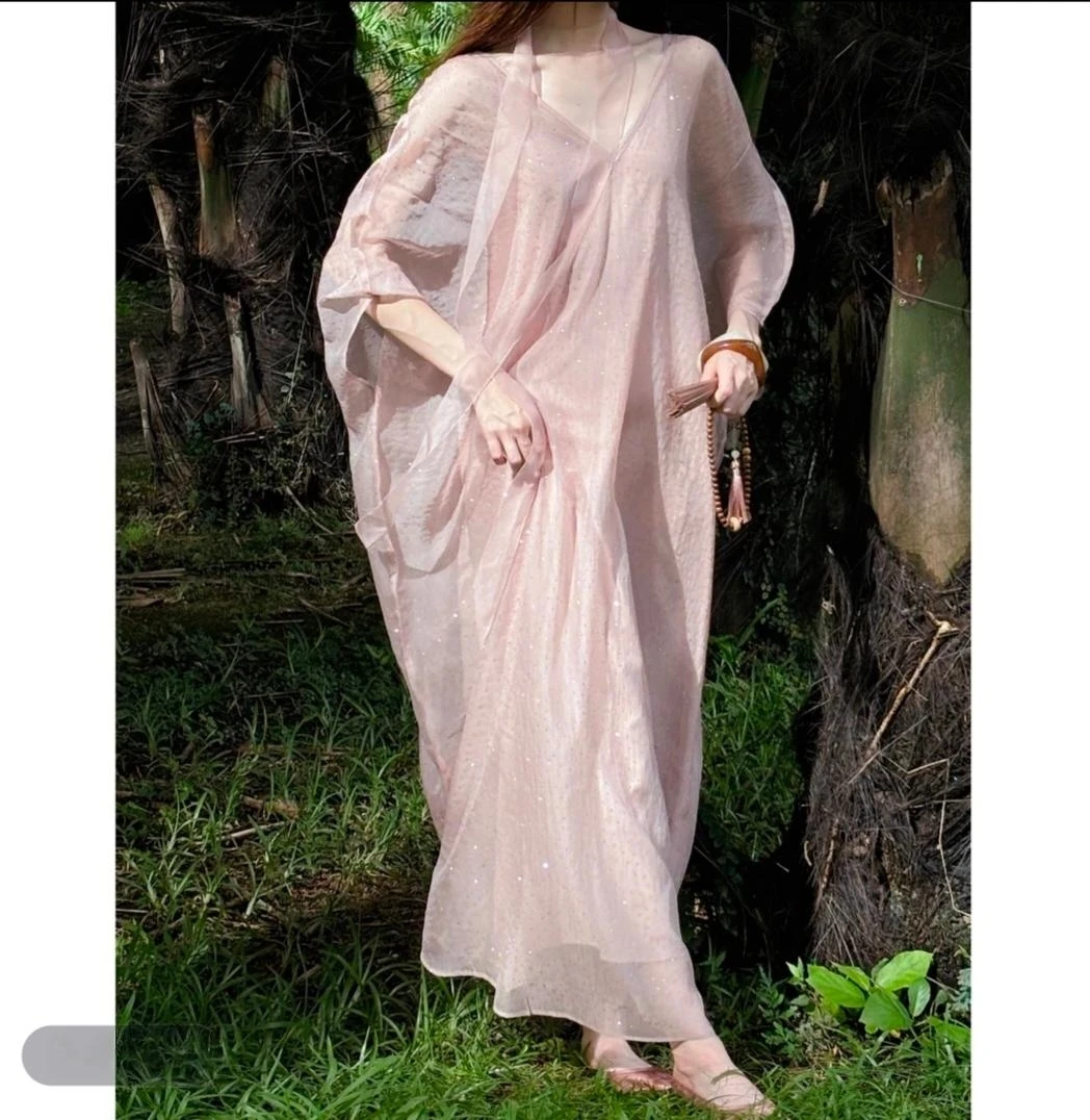 慢慢【01-50】2025春夏新款高级显瘦气质百搭连衣裙7.4