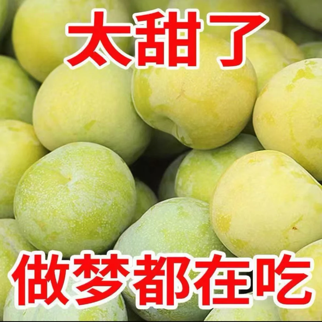 xs四川正宗脱骨李半边红茵红李新鲜现摘脆甜多汁应季水果