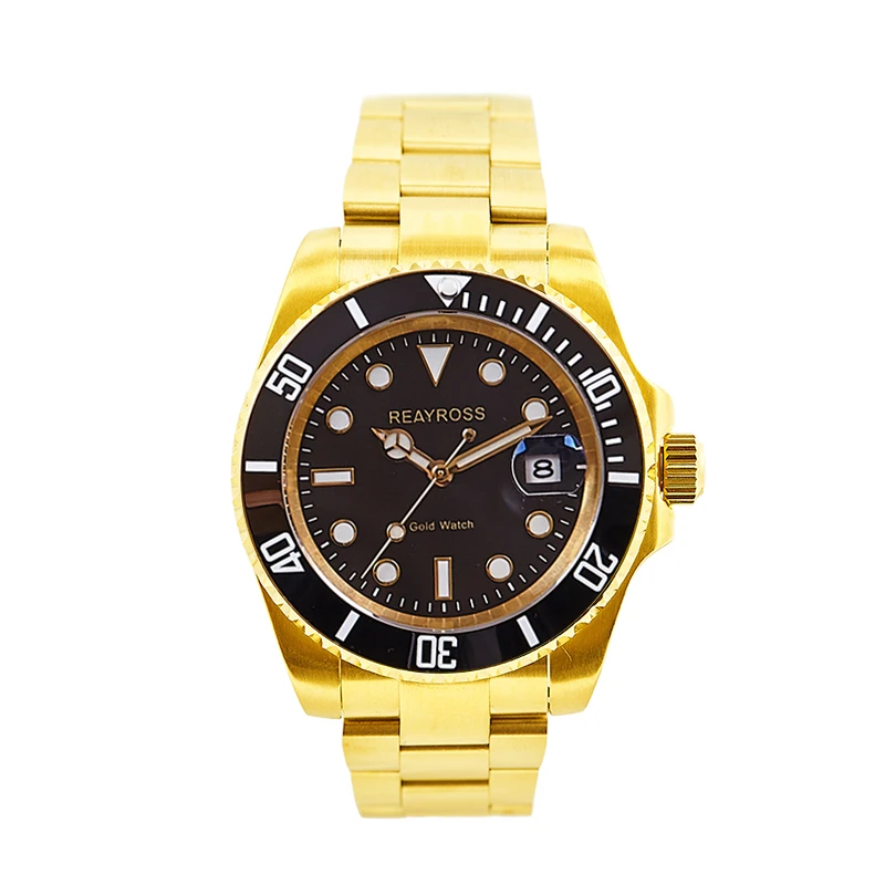 【黑水鬼】REAYROSS/足金999/全自动机械手表经典奢华腕表