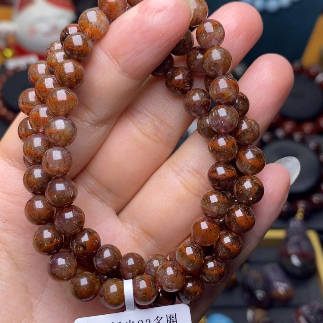 未镶嵌手链水晶森*淼老料极光多圈