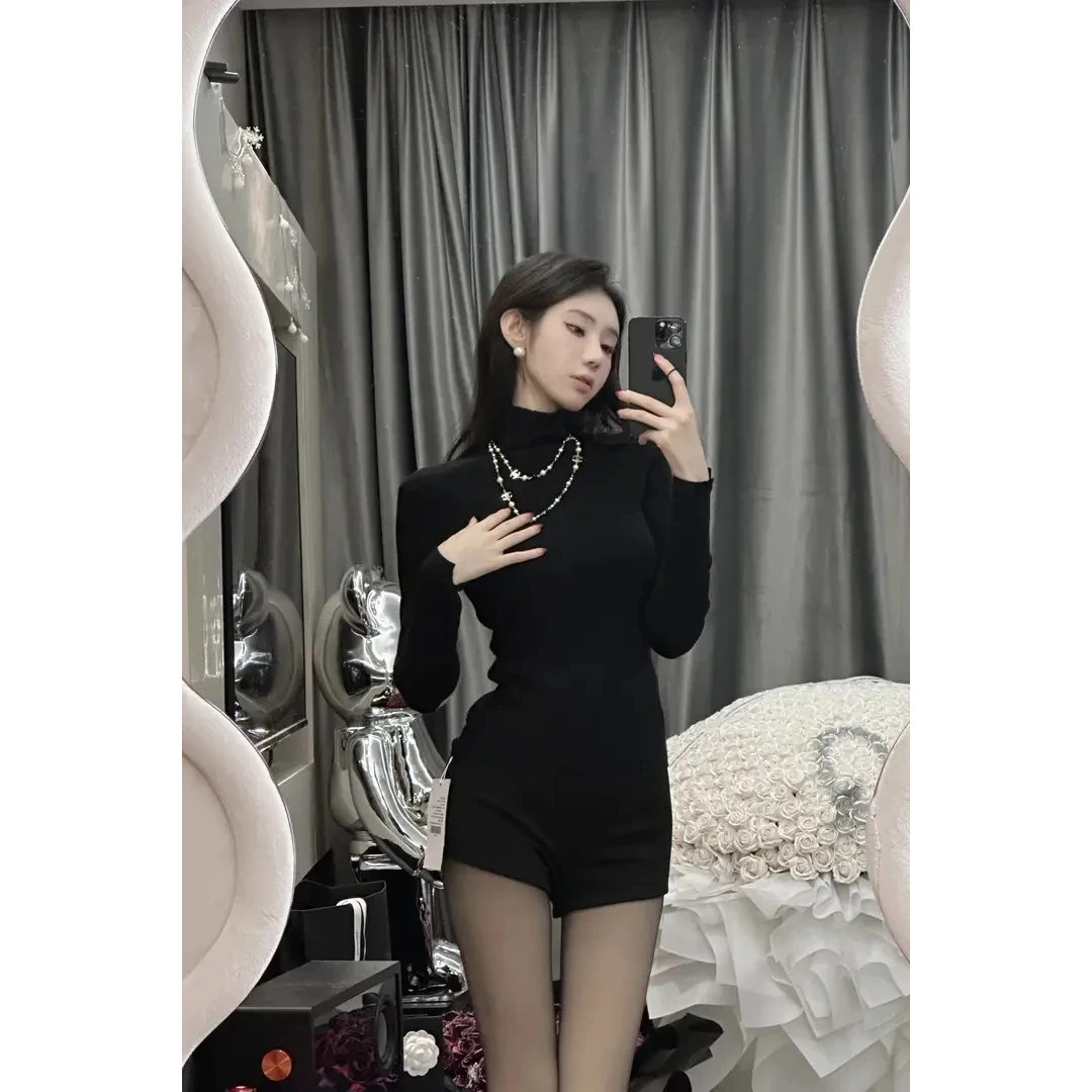 【雅乔宠粉专场】高领针织打底衫女秋冬修身长袖上衣DYTH-23113149