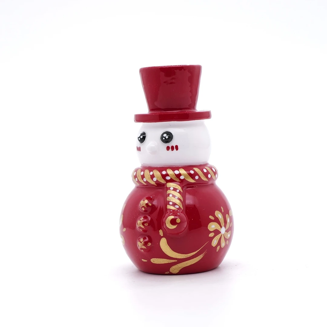 PM 王甜心工作室《雪人宝宝》石膏作品，仅一件（非王甜心本人绘画）