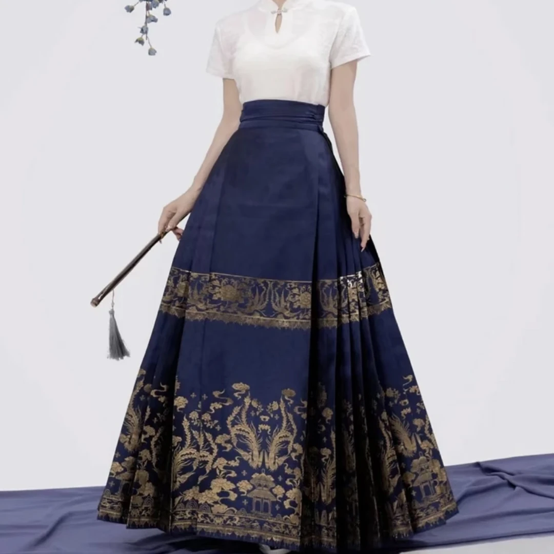 【玄凤】夏季重工织金妆花明制马面裙