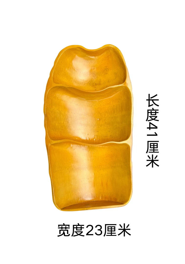 简约风田园元素简约轻奢元素果盘手捏摆设中式异形手工聚宝盆