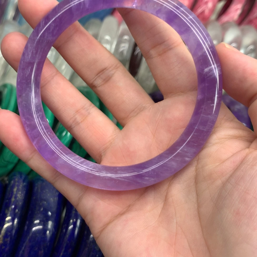 A***安水晶手镯未镶嵌紫水晶