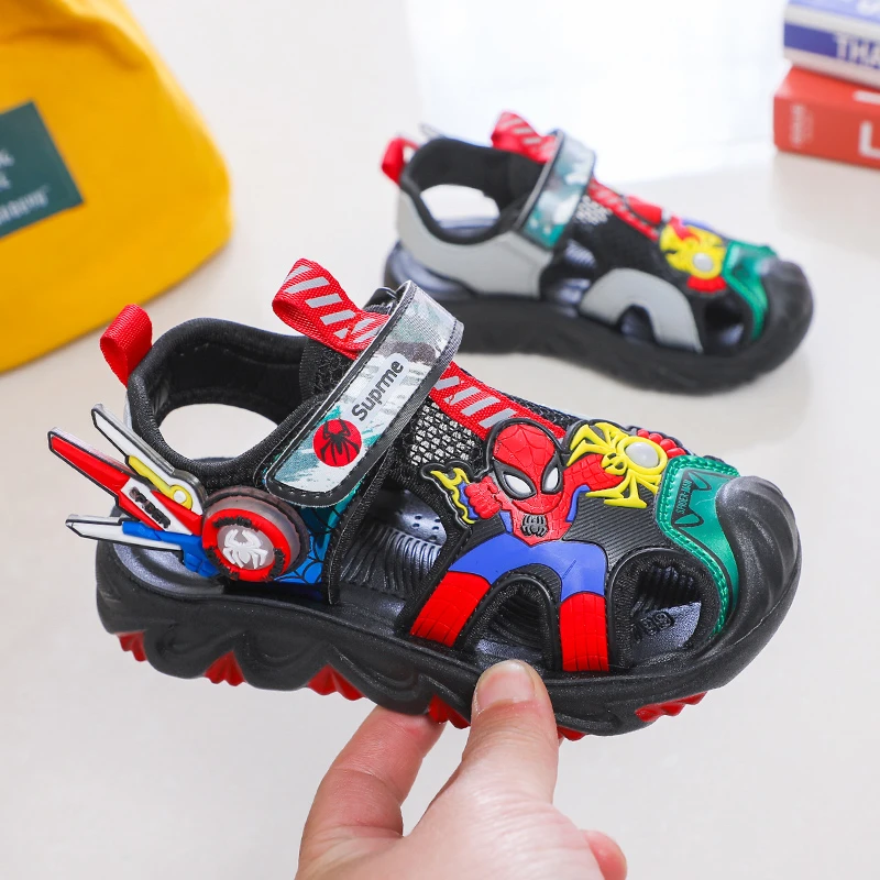 包头男夏季男童儿童鞋运动凉鞋凉鞋鞋宝宝小童软底沙滩鞋防滑休闲