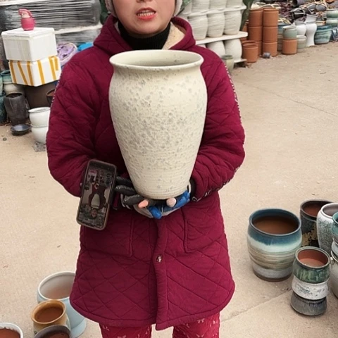 口20高31瑕疵盆子。