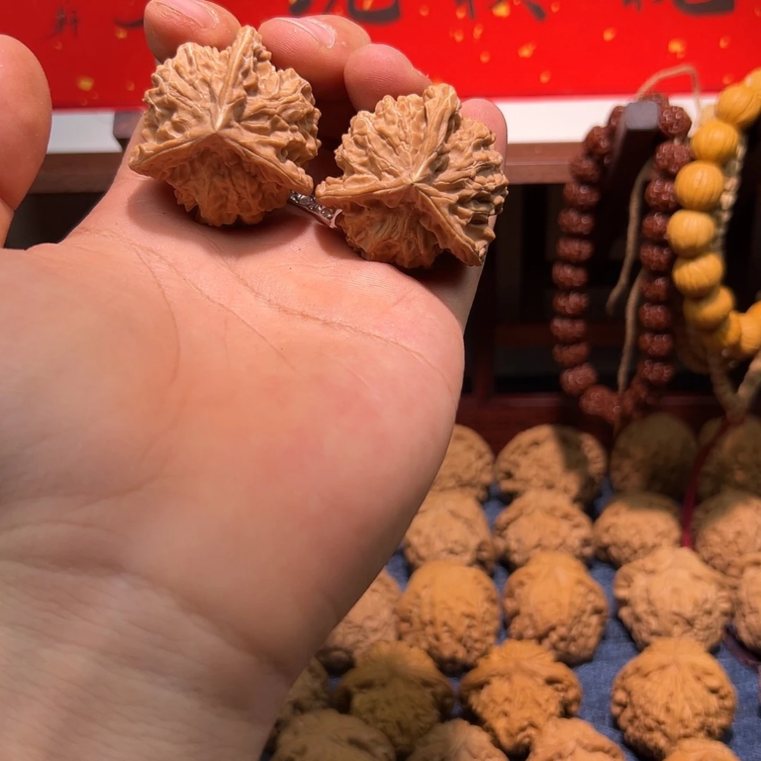 吊坠文玩核桃39几乎全品盘山奔，福利大漏，一只有丢小水尖