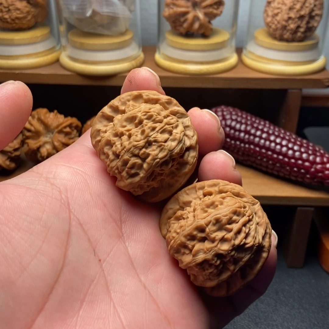 吊坠文玩核桃41全品白狮子