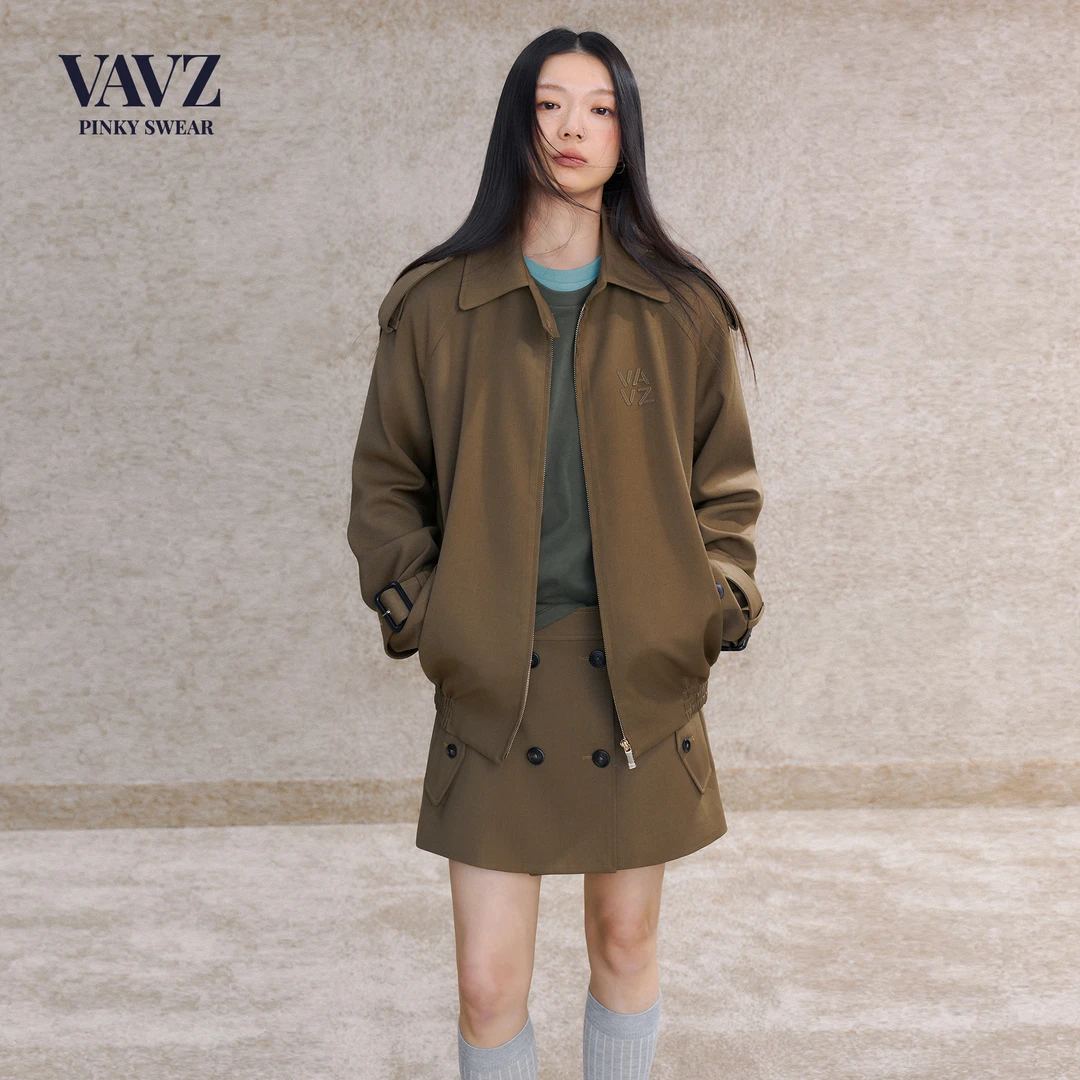 【画界】VAVZ美式复古miu系休闲工装半裙TZ1202-2