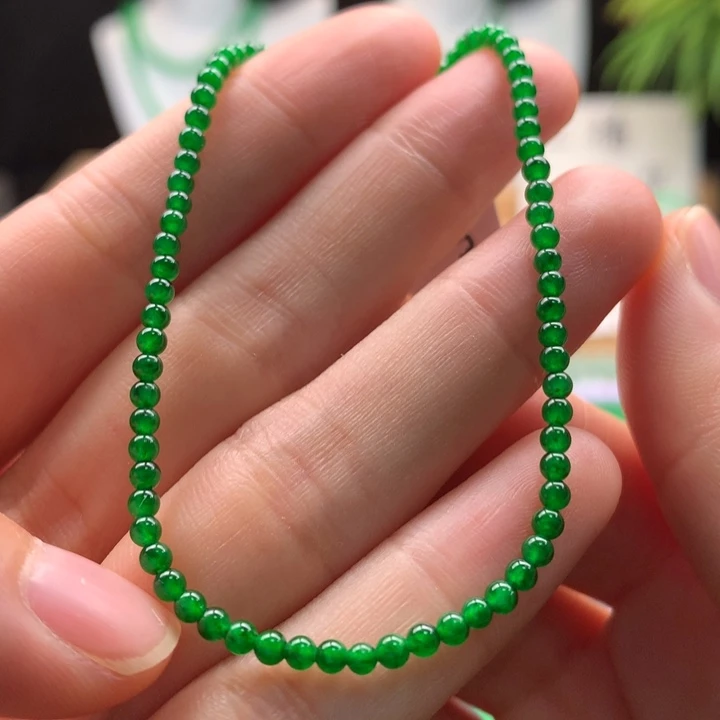 翡翠未镶嵌手链天然缅甸A货翡翠