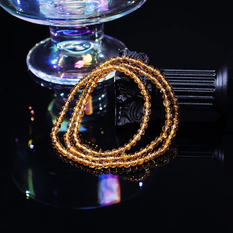 金丝碧玺多圈手链约4mm-多样性发其一