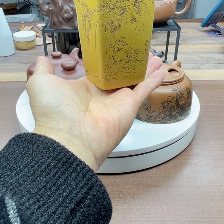 茶案紫砂原矿黄金段分茶器