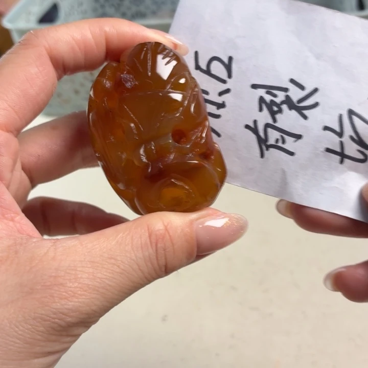 玛瑙/玉髓未镶嵌吊坠(不含链)