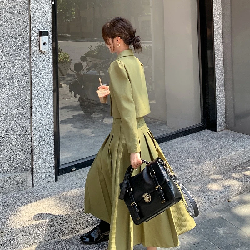 小香风西装连衣裙女春季2025新款时尚高级感可甜可盐炸街两件套潮