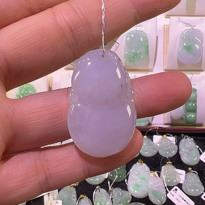 翡翠未镶嵌颈饰翡翠挂件