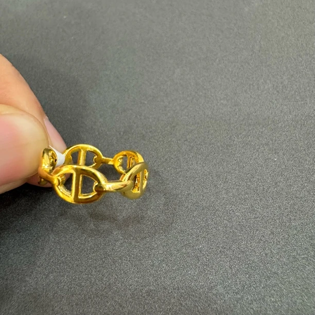 【夏夏专享】足金999 猪鼻子ZP 0.87 16# 攒金有道