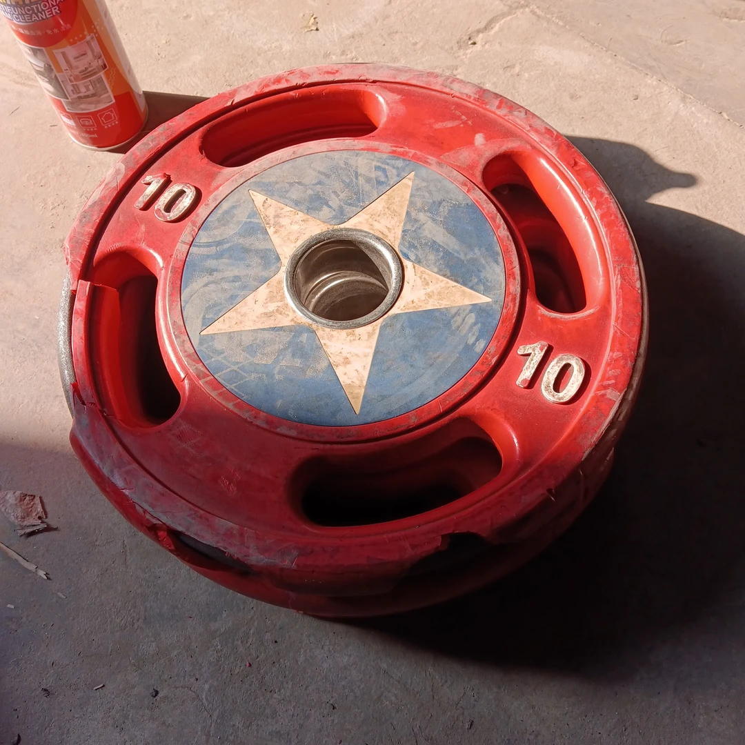 10公斤杠铃片三只