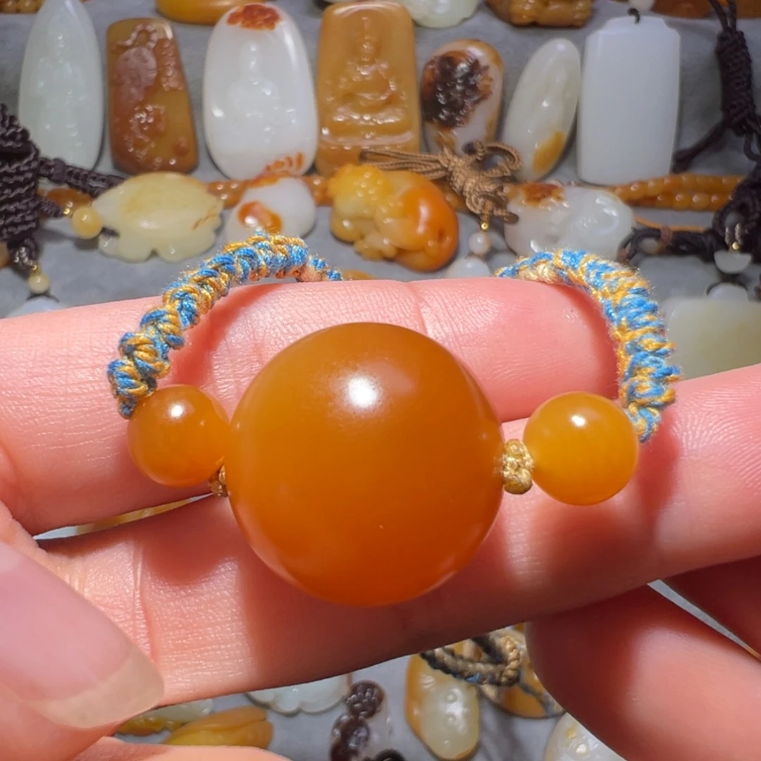 和田玉未镶嵌吊坠(不含链)