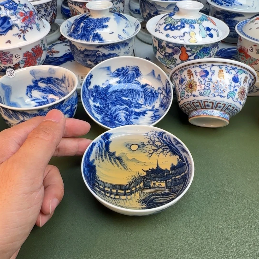 纯手工纯手绘茶具218