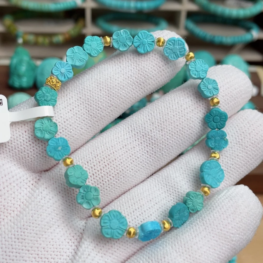 绿松石未镶嵌花语系列单圈卡6-8