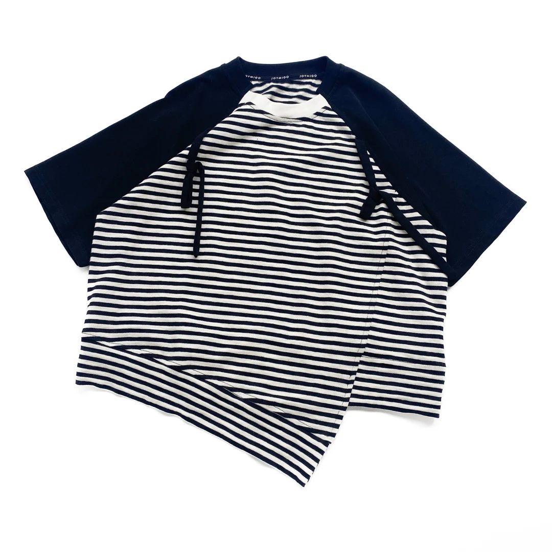 M 儿童休闲百搭圆领宽松套头时尚针织T 25B005570