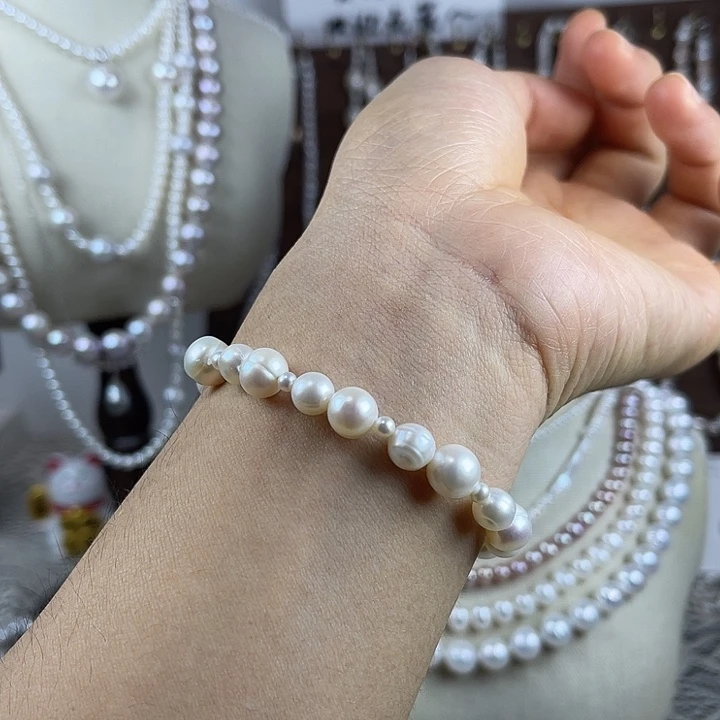 未镶嵌手绳淡水珍珠