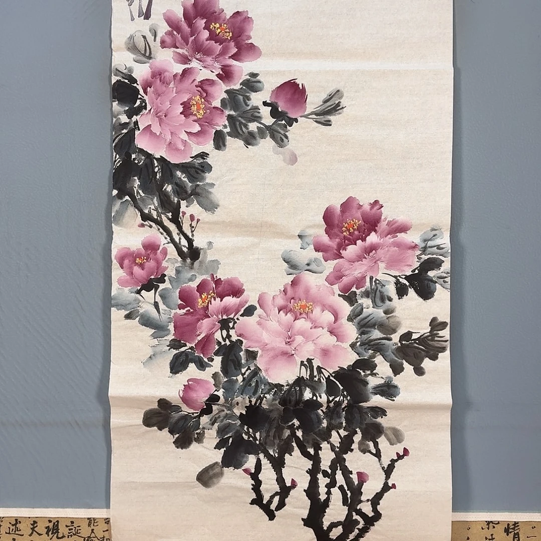 国画388 牡丹一如您的脸颊