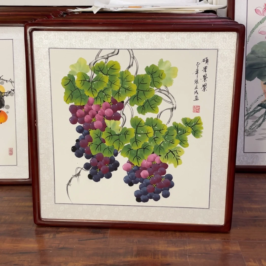 国画带框尺寸63*63厘米