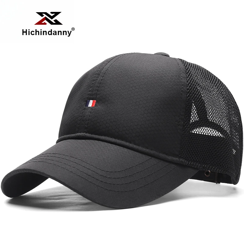 帽子男网眼透气棒球帽薄款夏季新款鸭舌帽休闲时尚大头围轻薄帽子