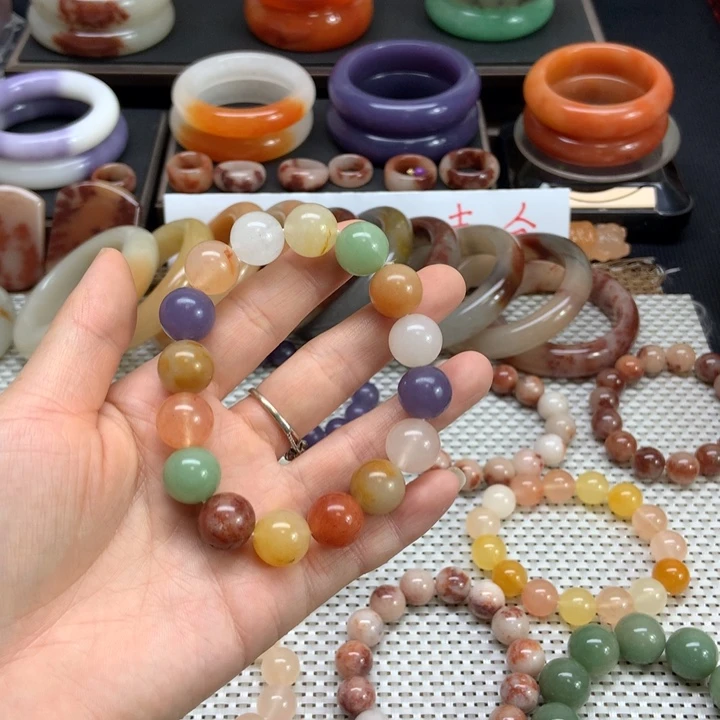 石英质玉未镶嵌手串