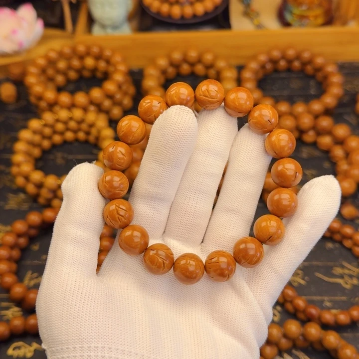 手串桃核13尺寸龙纹