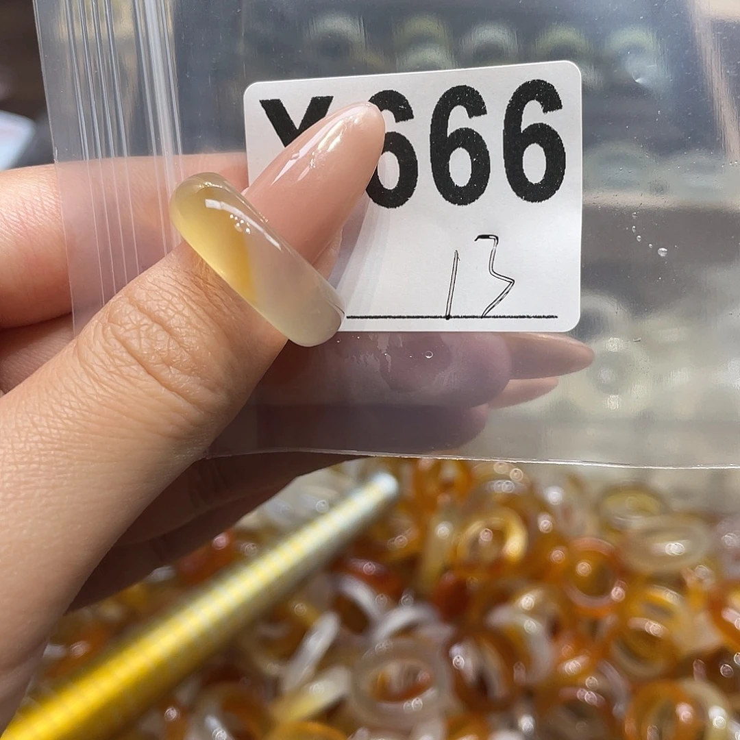 玛瑙/玉髓未镶嵌戒指666